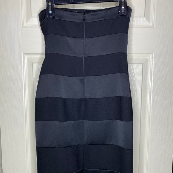 White House Black Market Black Strapless Dress - Picture 6 of 8